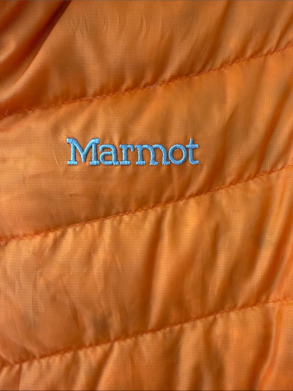 Marmot Bright Orange Quilted Jacket - Picture 4 of 4